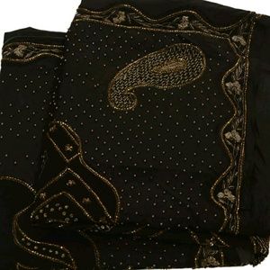 Sari beaded fabric